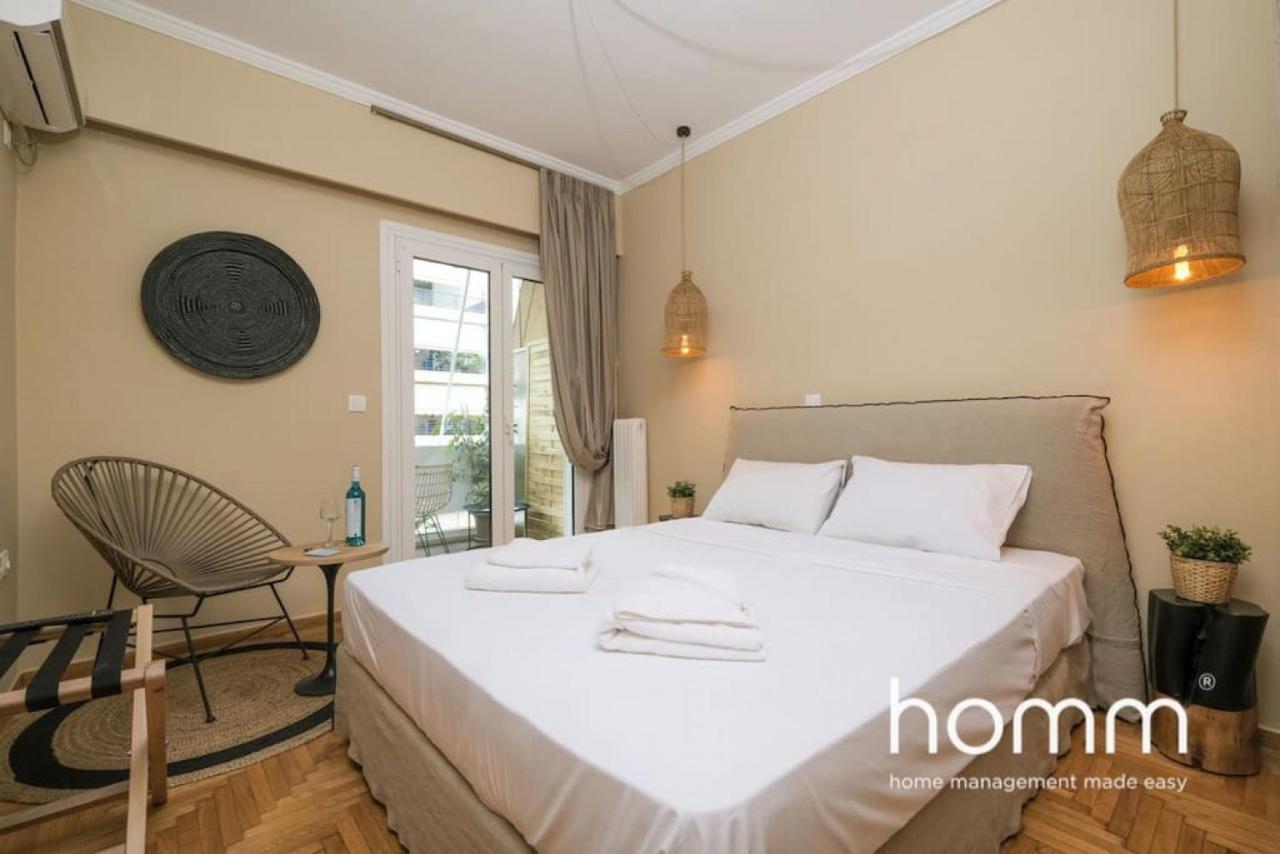 Athens Riviera Homm Flat 4 Min Walk From Beach, Thiseos Str Zewnętrze zdjęcie