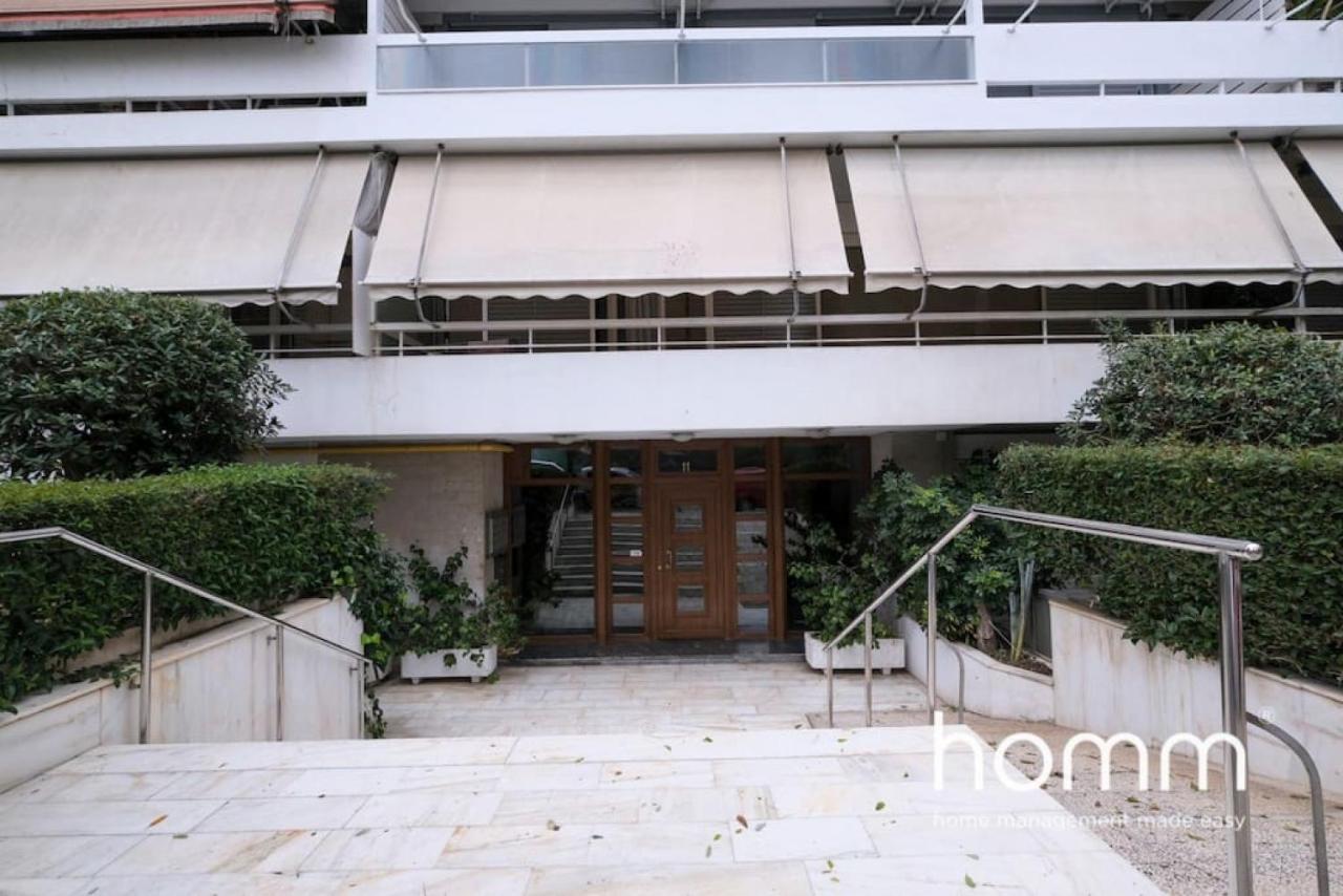 Athens Riviera Homm Flat 4 Min Walk From Beach, Thiseos Str Zewnętrze zdjęcie